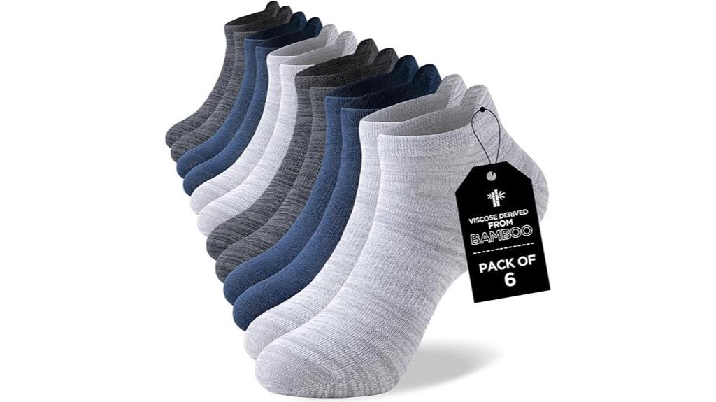 men s breathable bamboo ankle socks