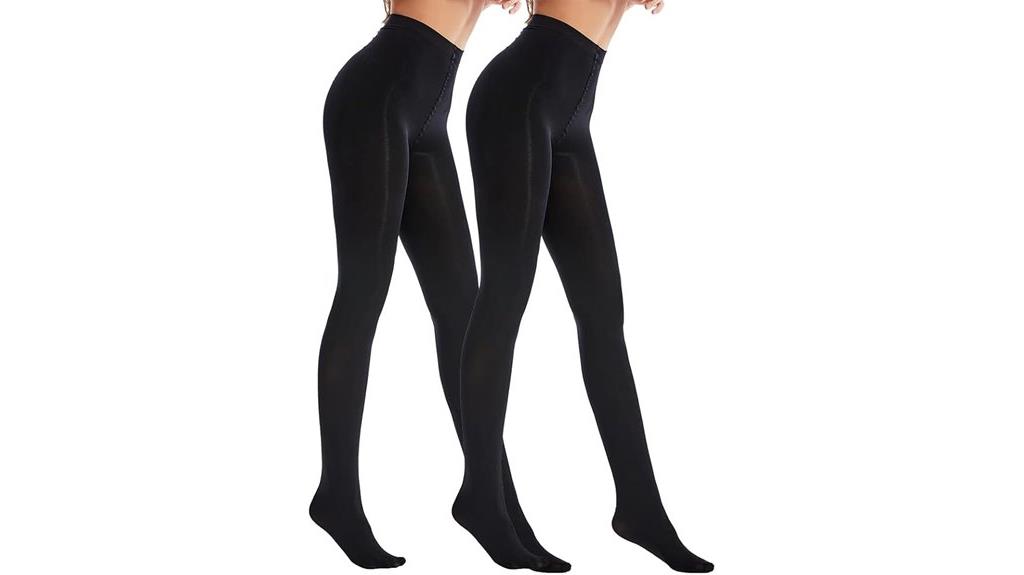 opaque high waist tights