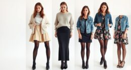outfit planning with tights