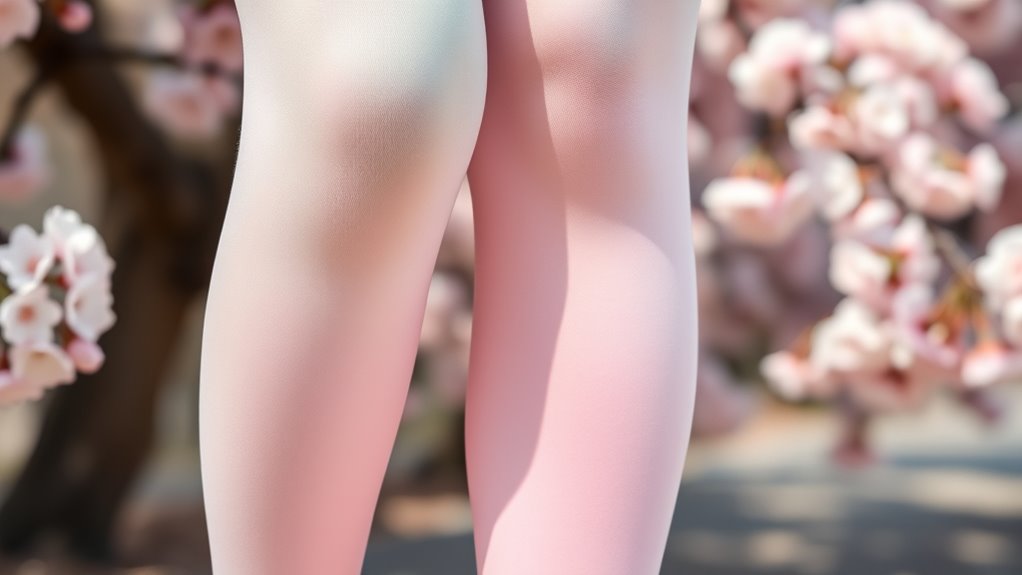 pastel tights for spring