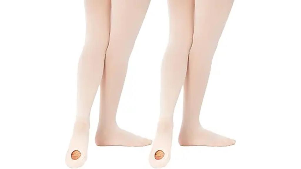 pink convertible ballet tights