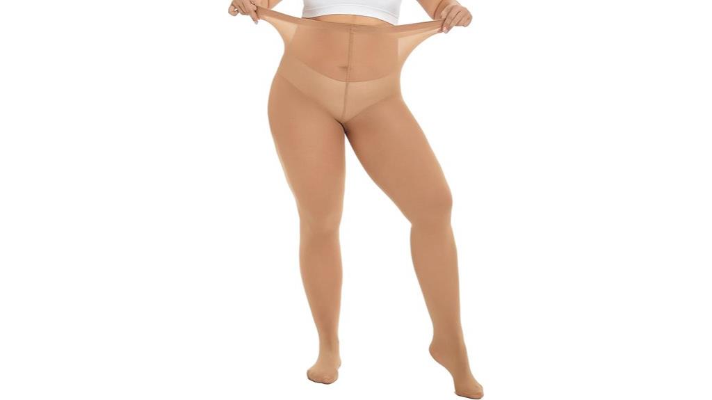 plus size cozy tights