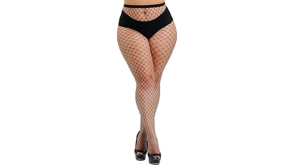 plus size fishnet tights