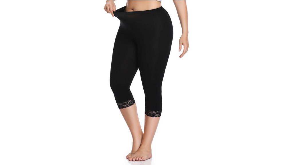 plus size lace leggings