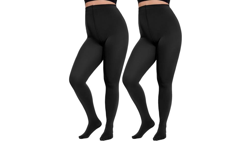 plus size opaque tights