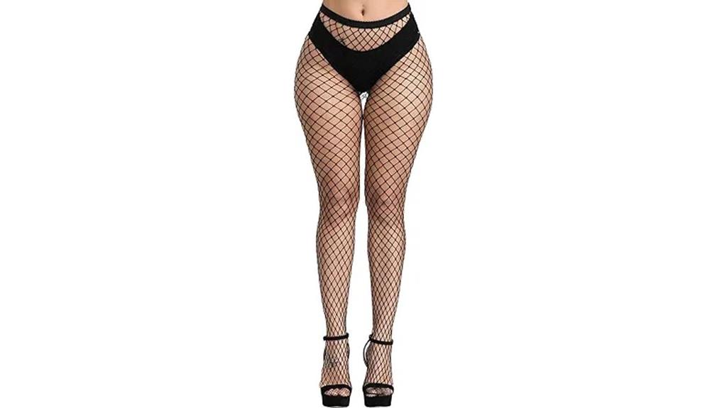 sexy high waisted fishnet stockings