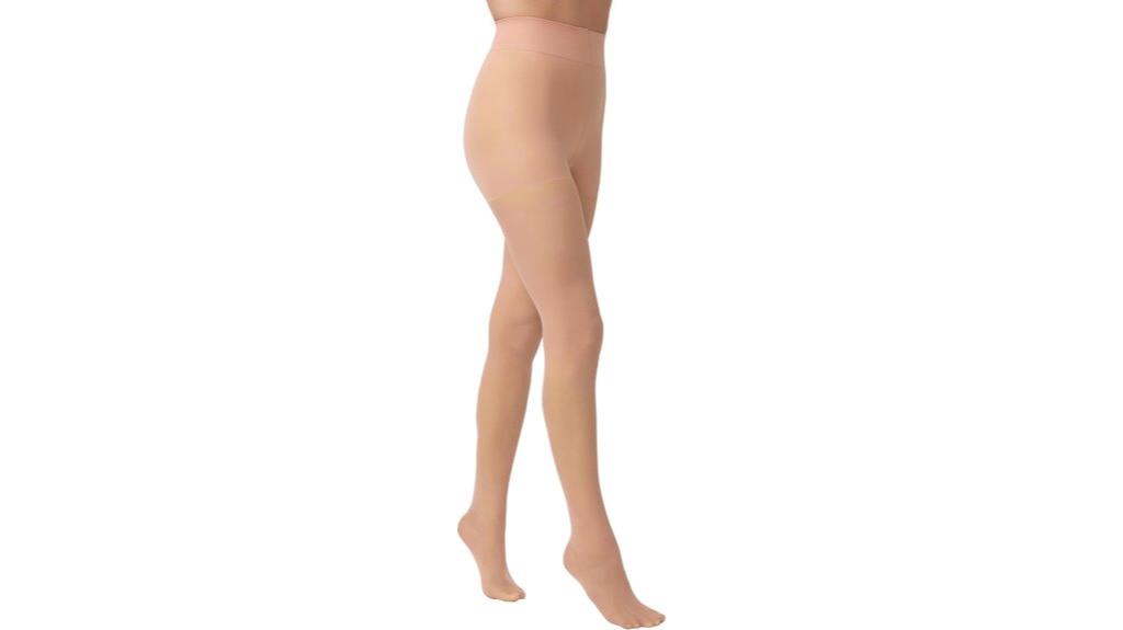 sheer lightweight control tights