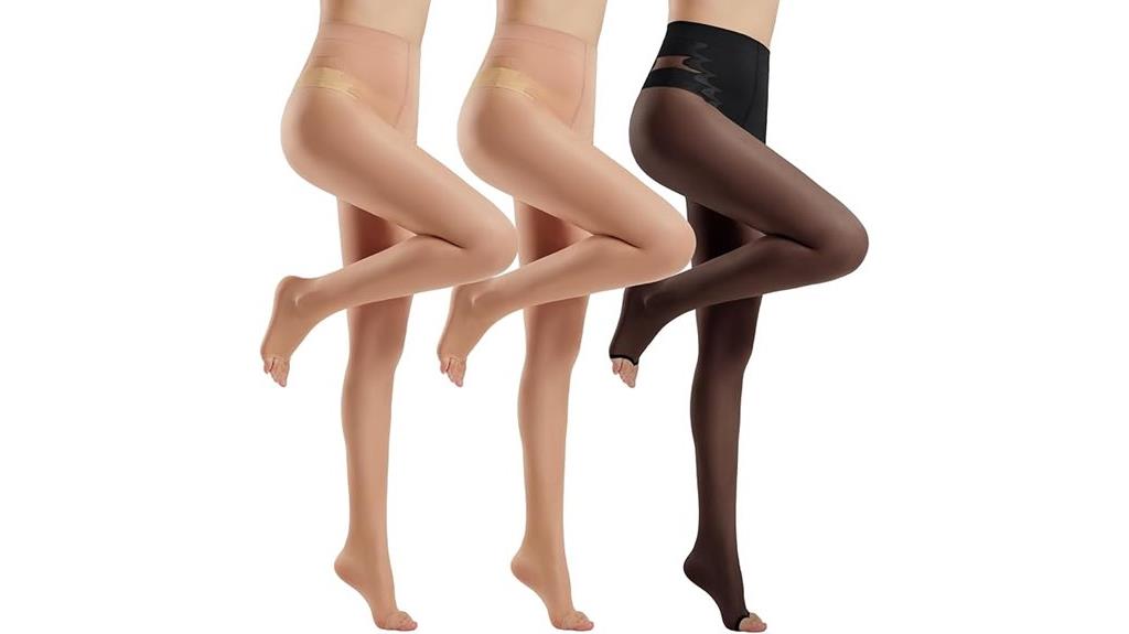 sheer toeless pantyhose