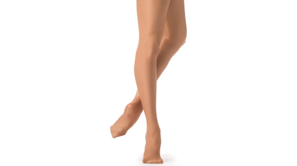 shimmery women s footed tights