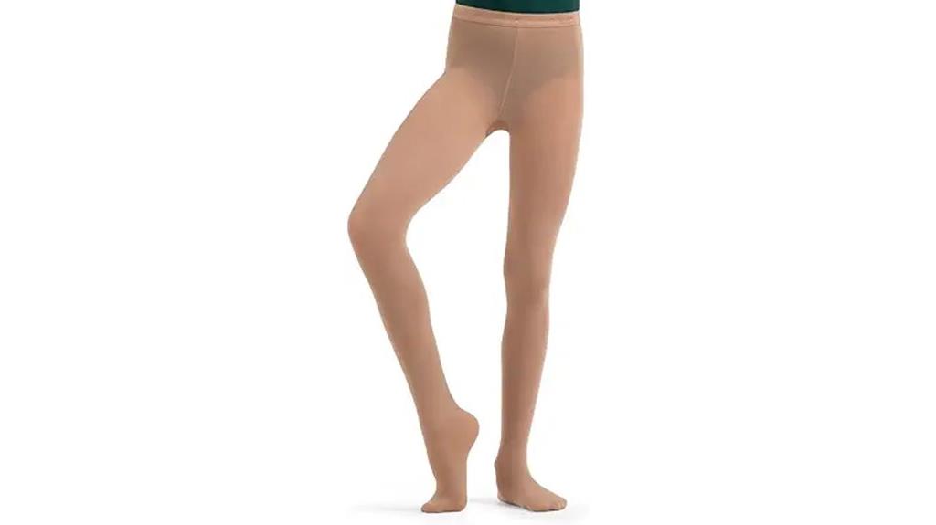 soft self knit waistband tights