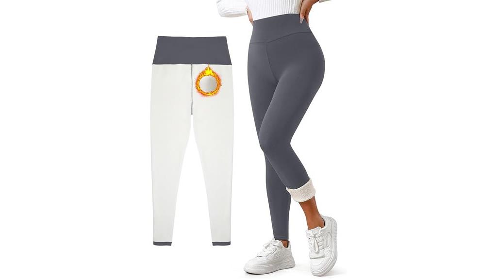 thermal high waist leggings