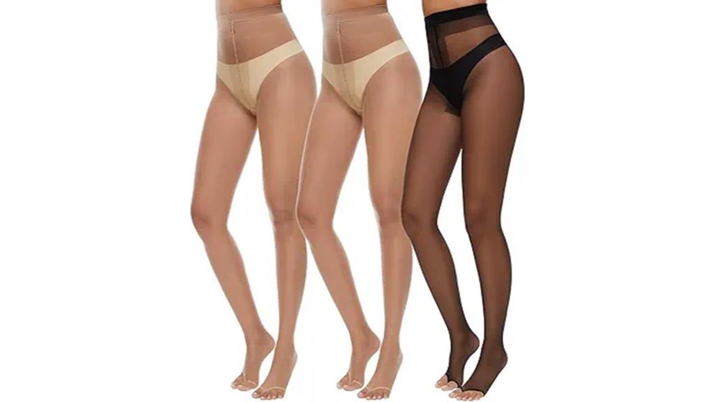 toeless pantyhose for women