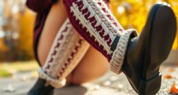 top cable knit sweater tights