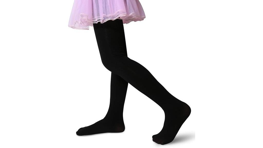 warm microfiber fleece tights