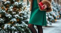 winter tights holiday fashion