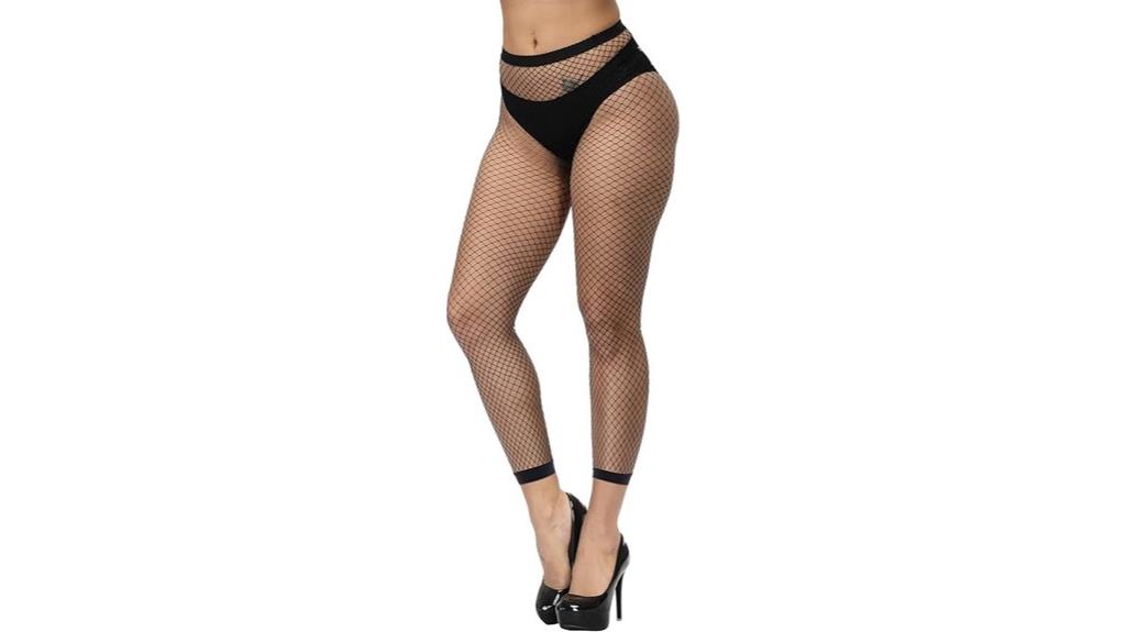 women s fishnet high waisted tights