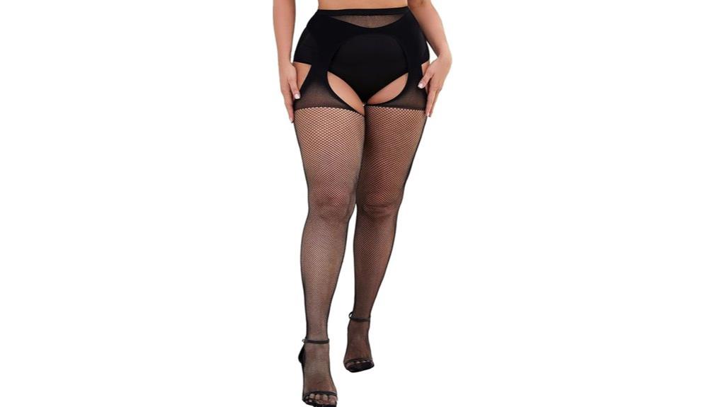 women s plus size fishnet stockings