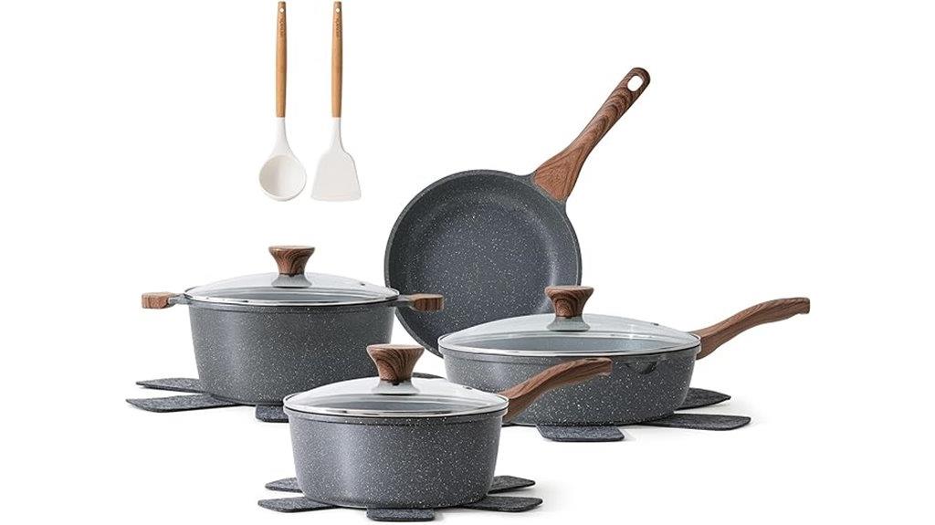 13 piece nonstick cookware