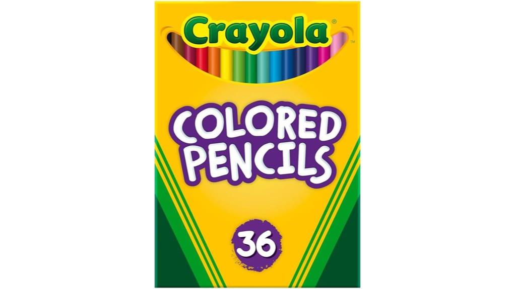36 crayola colored pencils