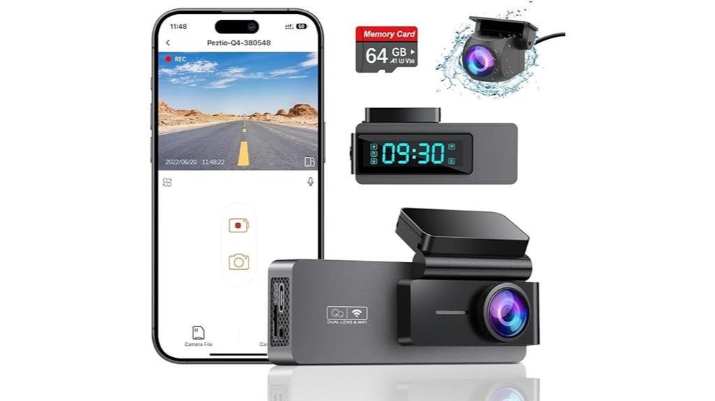 4k 1080p dash cam