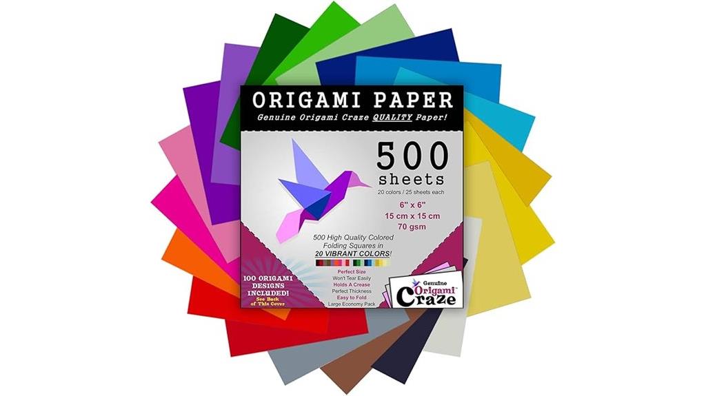 500 sheets origami paper