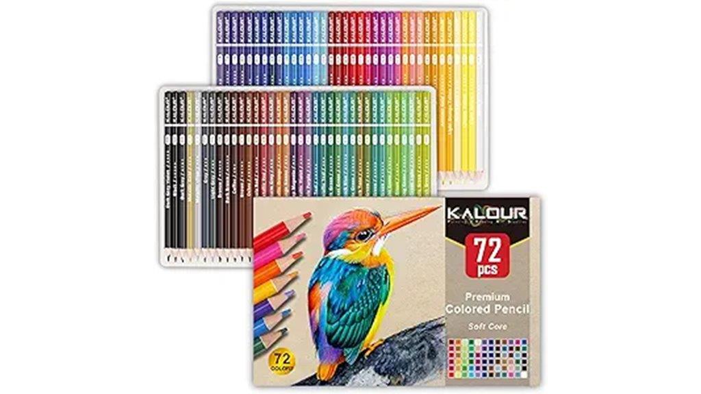 72 color pencil set