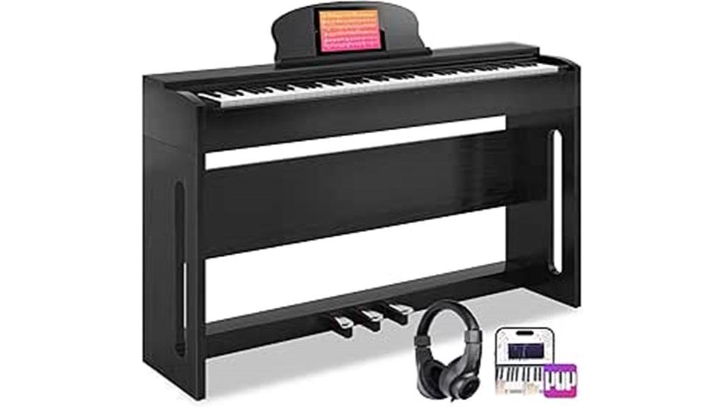 88 key weighted digital piano