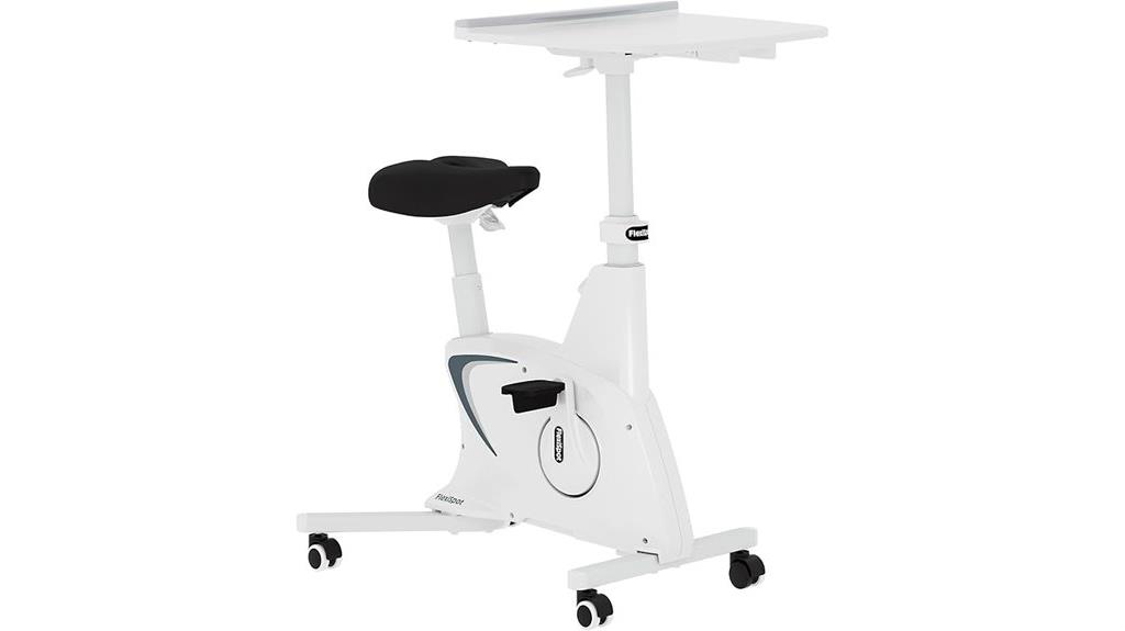 adjustable desk exercise bike