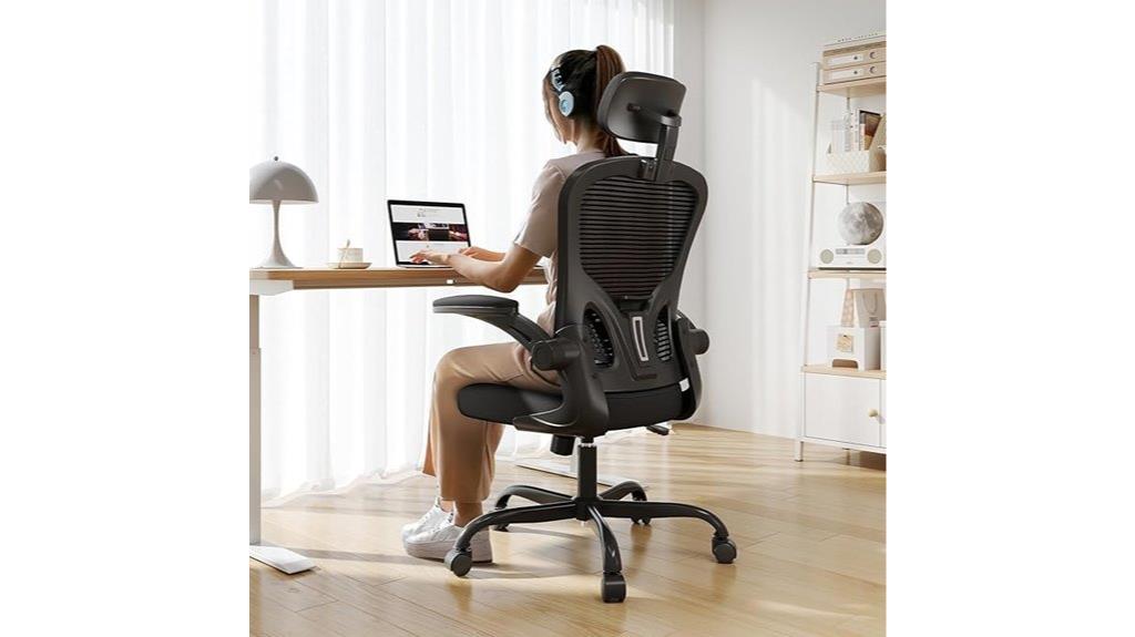 adjustable flip up armrests