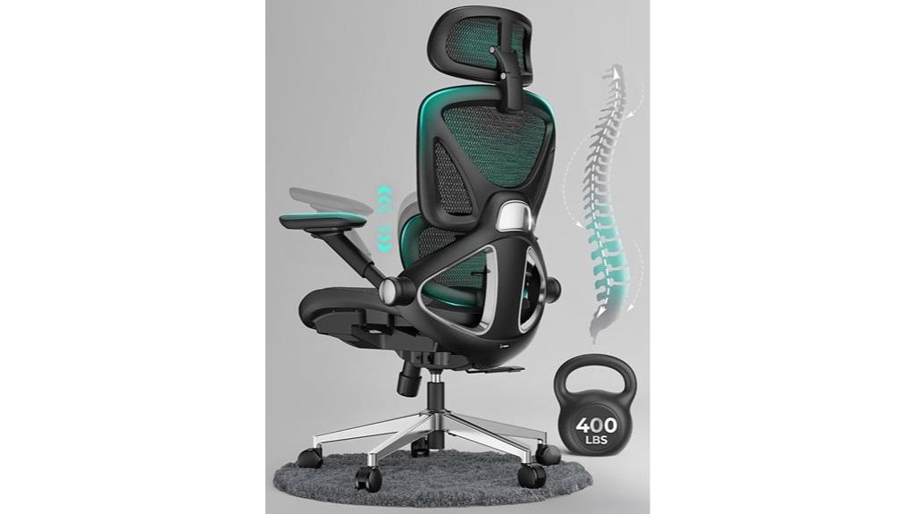 adjustable lumbar 4d arms