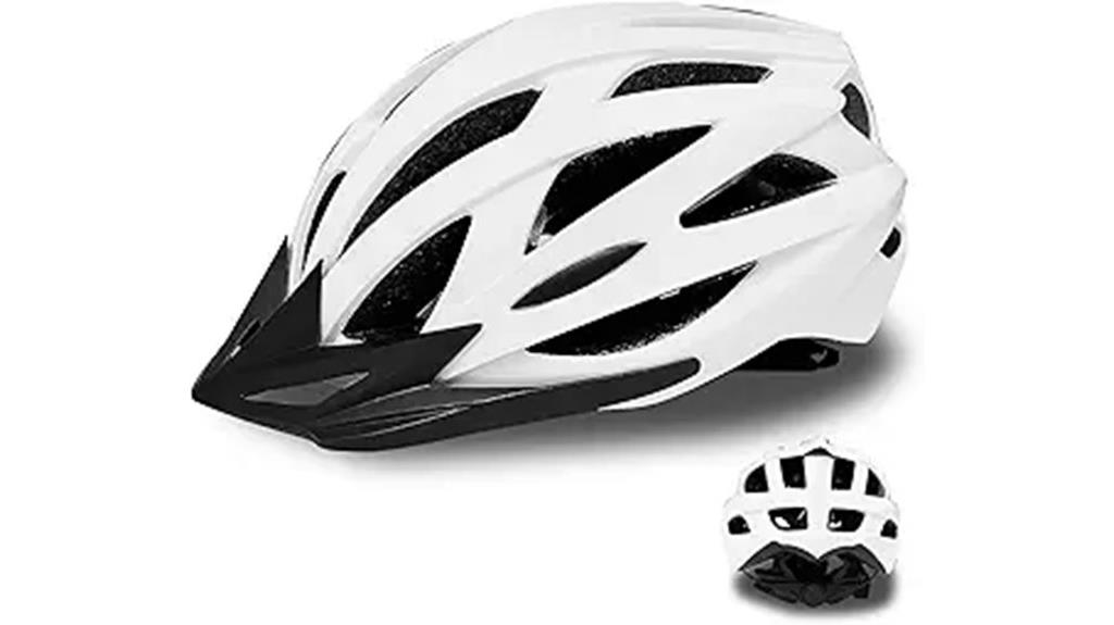 adjustable vented reflective helmet