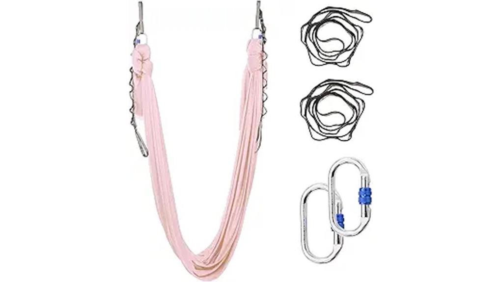 aerial yoga silk set