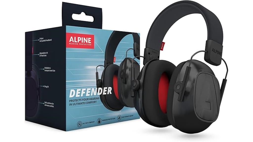 alpine defender adult earmuffs