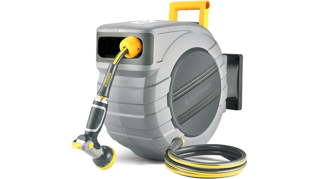 automatic garden hose reel