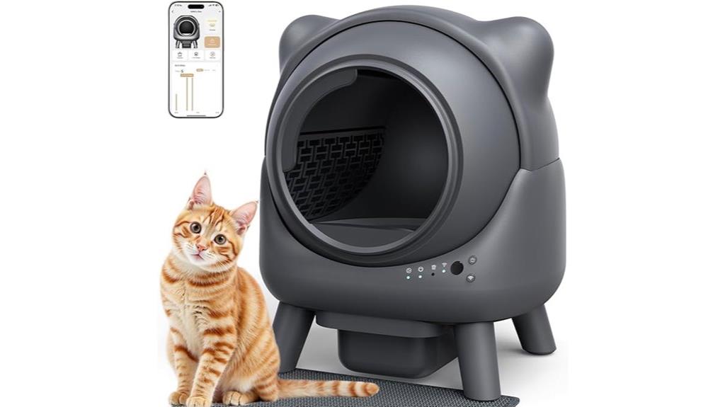 automatic odor controlling litter box