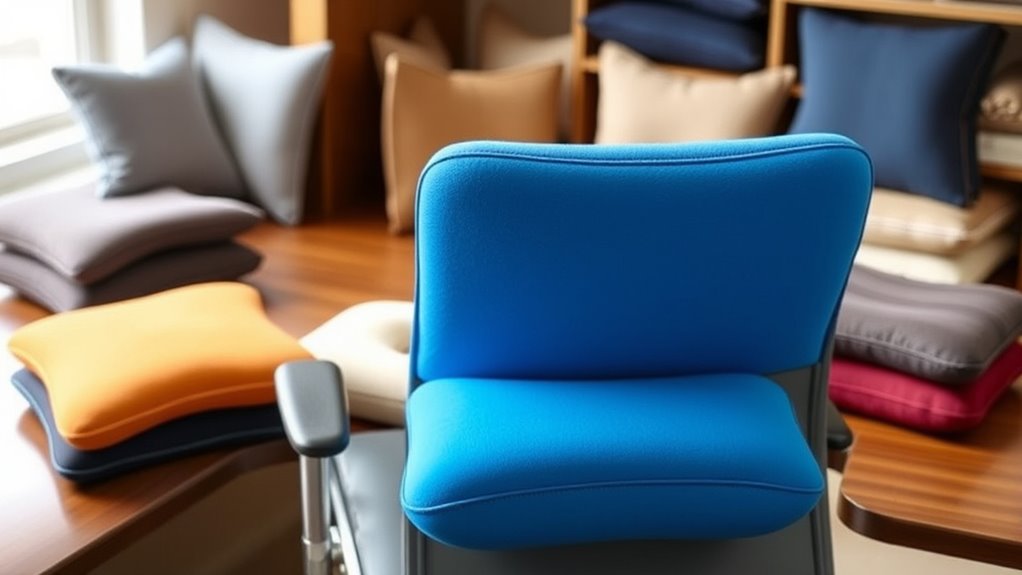 back support cushion options