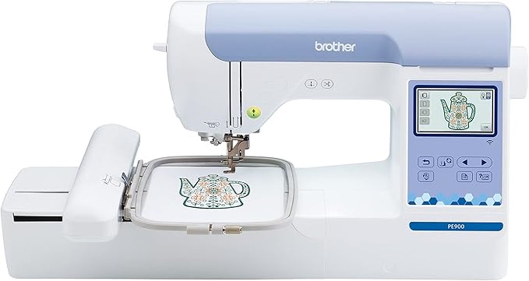 brother pe900 embroidery machine
