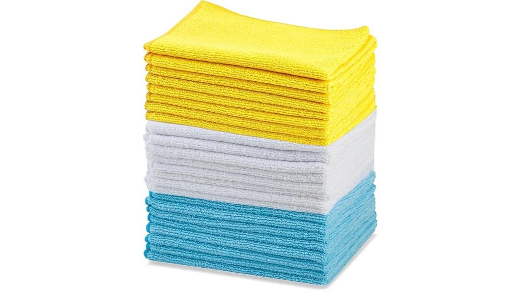 bulk pack of 24 microfiber cloths