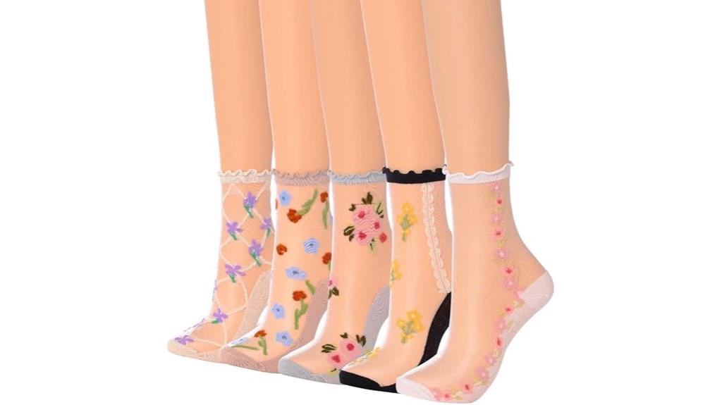 campsis sheer ankle socks