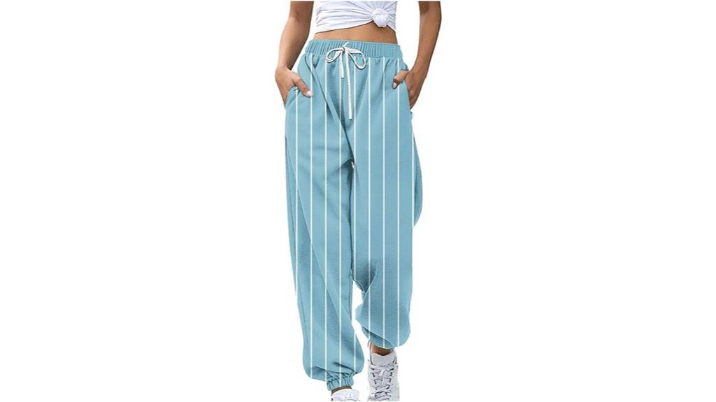 casual striped women s sweatpants