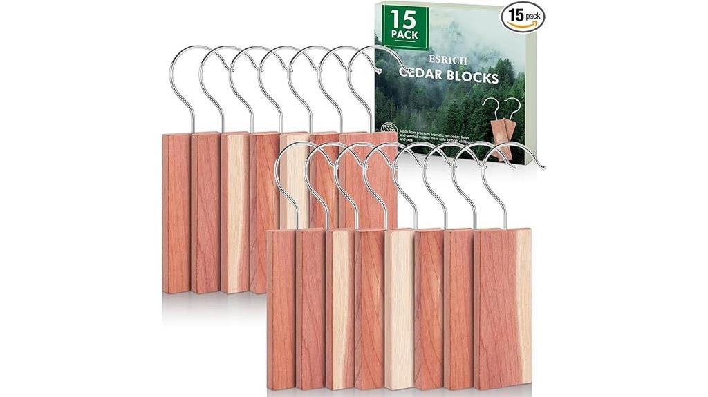 cedar clothes storage blocks