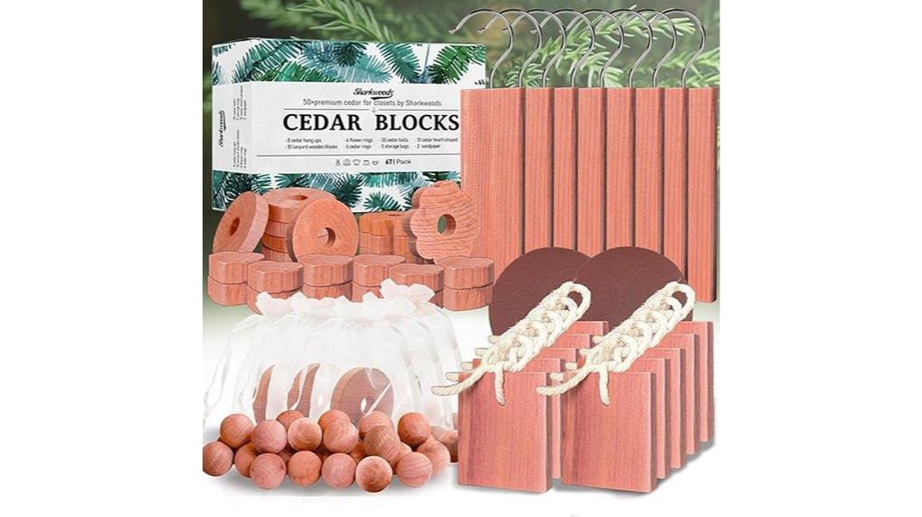 cedar clothes storage blocks