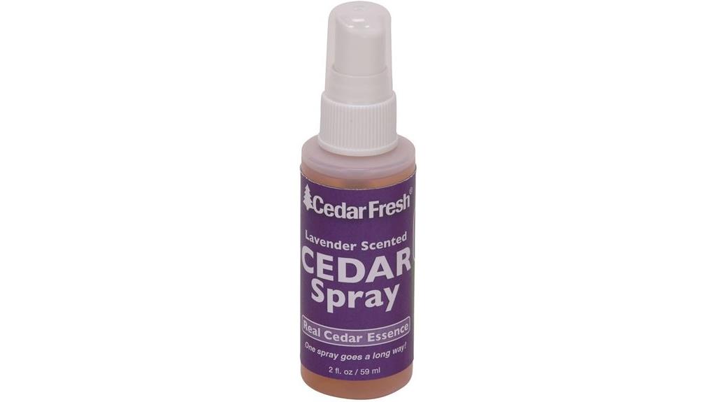 cedar scented household disinfectant spray