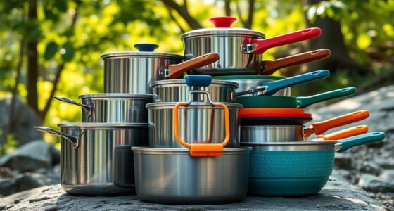 compact camping cookware sets