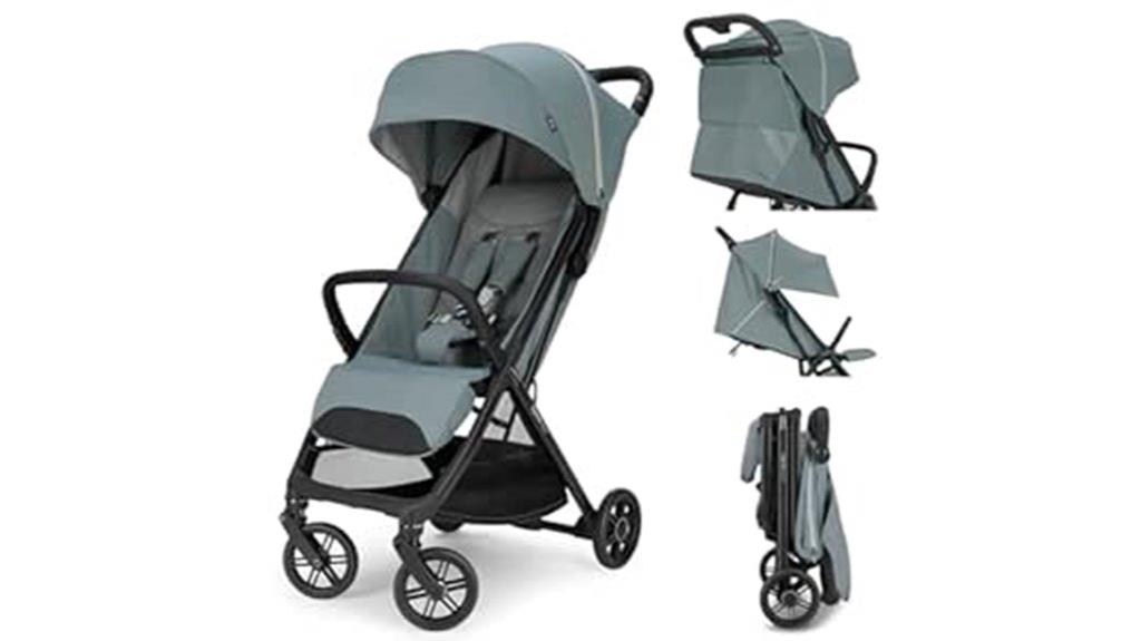 compact galaxy gray stroller