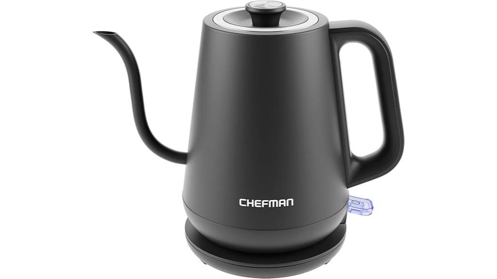 compact gooseneck electric kettle