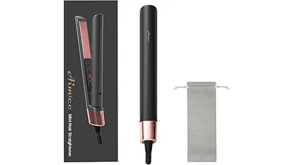 compact short hair straightener