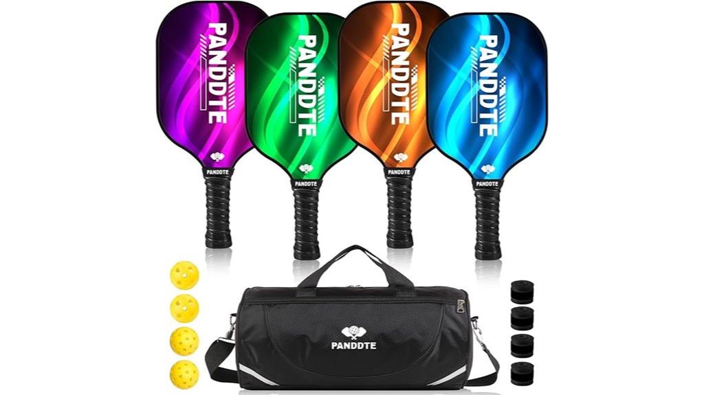 complete pickleball paddle set