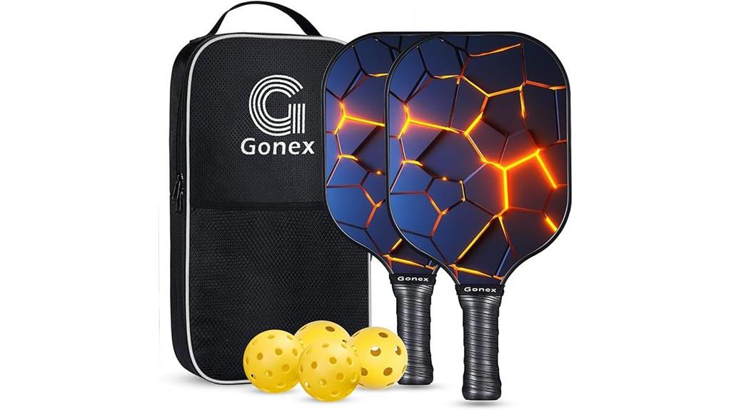 complete pickleball paddle set