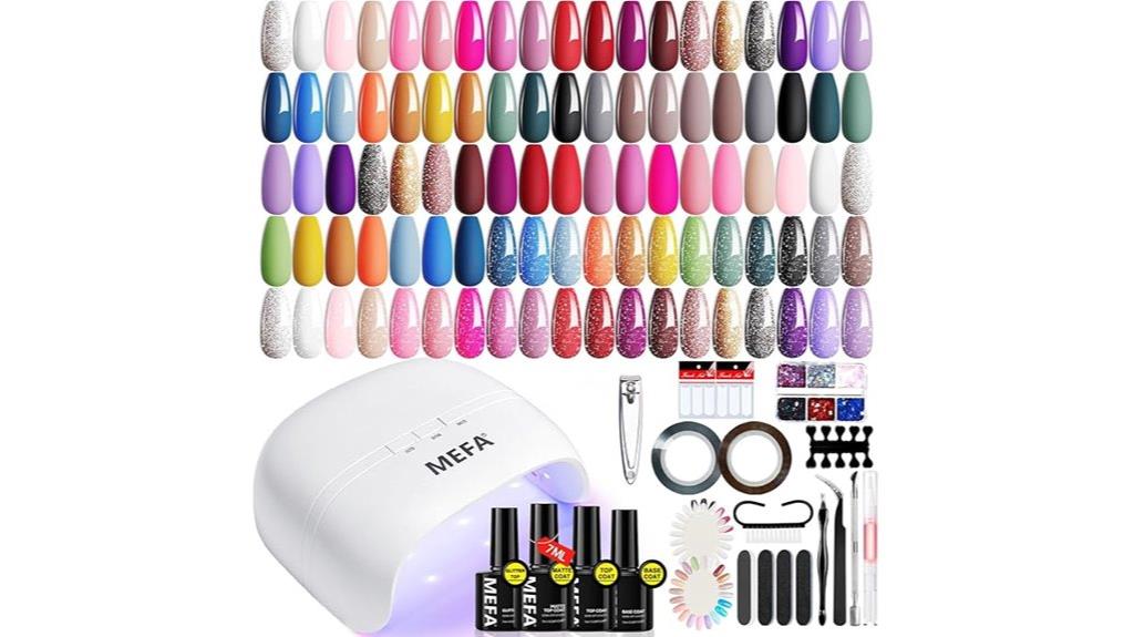 complete uv nail polish kit